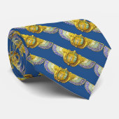 CRAVATE SCARABE À FEU ÉGYPTIENNE ANTIQUE /BOÎTE À DENRÉES  (Roulé)