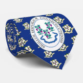 Cravate Sceau Connecticuter, Connecticut (Roulé)