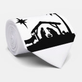 Cravate Scène de nativité (Roulé)