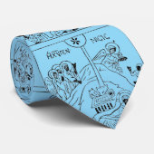 Cravate Scène de Nativité orthodoxe minimale (Roulé)