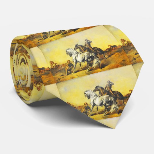 Cravate Scène du désert (Roulé)