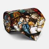 Cravate Scènes de la Bible de verre (Roulé)
