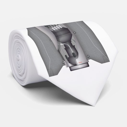 Cravate Schéma des fusées (Roulé)