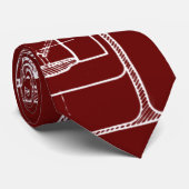 Cravate Schéma Plan Dessin Mécanique (Roulé)