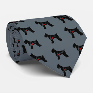 Cravate Schnauzer/amour Schnauzer géant