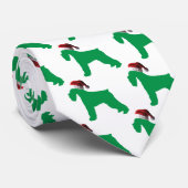 Cravate Schnauzer de Noël (Roulé)