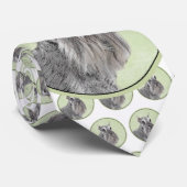 Cravate Schnauzer (Giant, Standard) Peinture - Chien Art (Roulé)