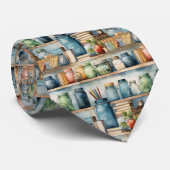 Cravate School Art Teacher Pattern Necktie Tie (Roulé)