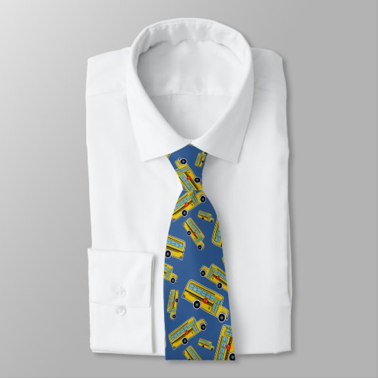 Cravate School Bus Pattern (Attaché)