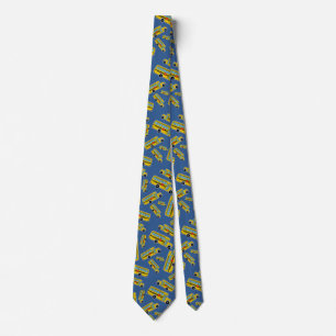 Cravate School Bus Pattern