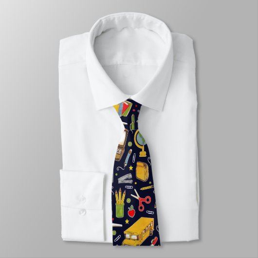 Cravate School Teacher Neck Tie (Attaché)