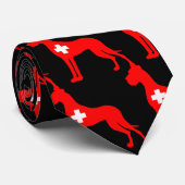 Cravate Schweiz Dogge (Roulé)