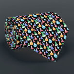 Cravate Science Chimie Coloré Motif enseignant Noir<br><div class="desc">Science Chimie Motif coloré Enseignant cravate noir</div>