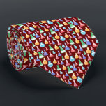 Cravate Science Chimie Coloré Motif Enseignant Rouge<br><div class="desc">Science Chimie Motif coloré Enseignant cravate rouge</div>