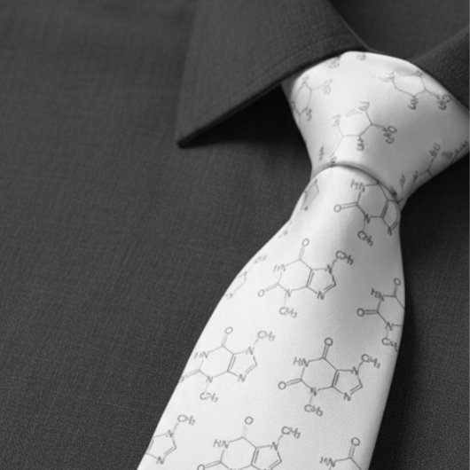 Cravate Science de la caféine