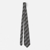 Cravate Science de l'école Noir Chalk Necktie (Dos)