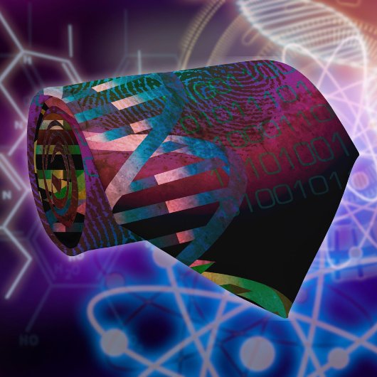 Cravate Science de l'empreinte génétique