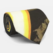 Cravate Science-fiction vintage, atterrissage de fusée sur (Roulé)