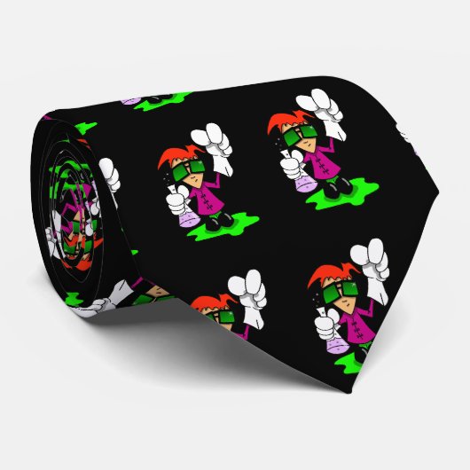 Cravate Scientifique fou de Lil (Roulé)