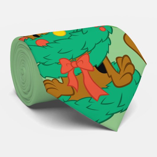 Cravate Scooby de Noël (Roulé)