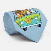 Cravate Scooby-Doo & Gang Mystery Machine (Roulé)