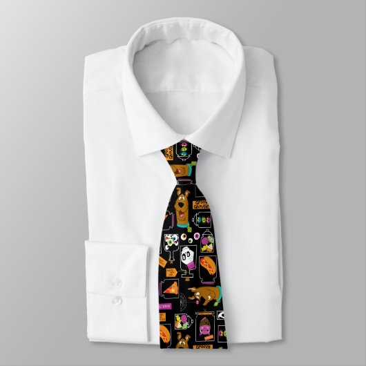 Cravate Scooby-Doo | Halloween Scooby-Doo Motif (Attaché)