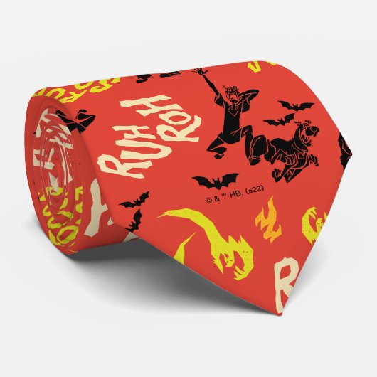 Cravate Scooby-Doo | Ruh Roh Run Scoob ! Motif (Roulé)