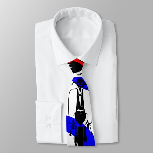 Cravate Scooter tiré sur demi de cible de mod (Attaché)