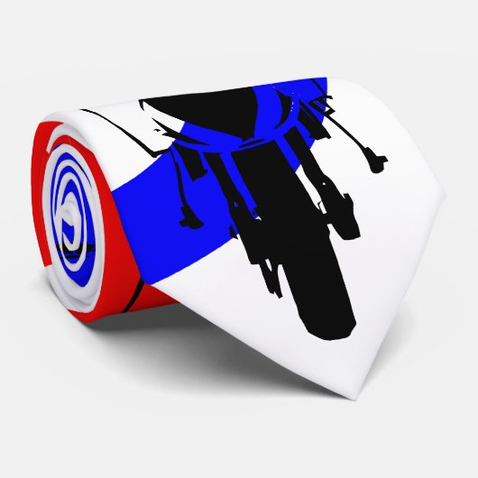 Cravate Scooter tiré sur demi de cible de mod (Roulé)