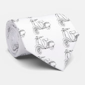Cravate Scooter vintage (Roulé)