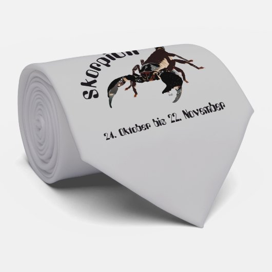 Cravate scorpion (Roulé)