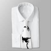 Cravate Scorpions noirs (Attaché)