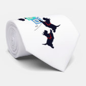 Cravate Scottie Blocks ! ! (Roulé)