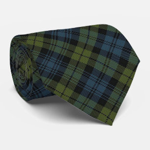 Cravate Scottish Campbell C Monogram Tartan