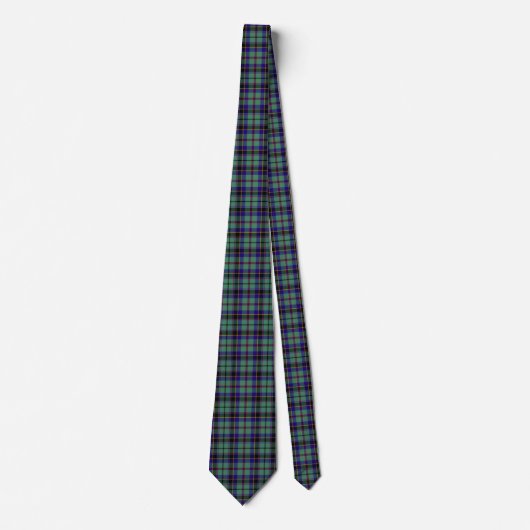 Cravate Scottish Clan Stevenson Tartan Plaid (Devant)