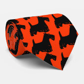 Cravate Scottish Terrier (Roulé)