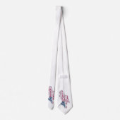 Cravate Script Drapeau Semiquincentenaire America 250 (Dos)