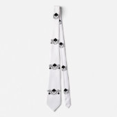 Cravate Scroll de style tatouage Black Spades Thunder_Cove (Devant)