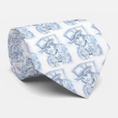 Cravate Scrooge en bleu (Roulé)