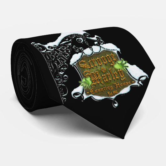 Cravate ScroogeHauntedSign (Roulé)