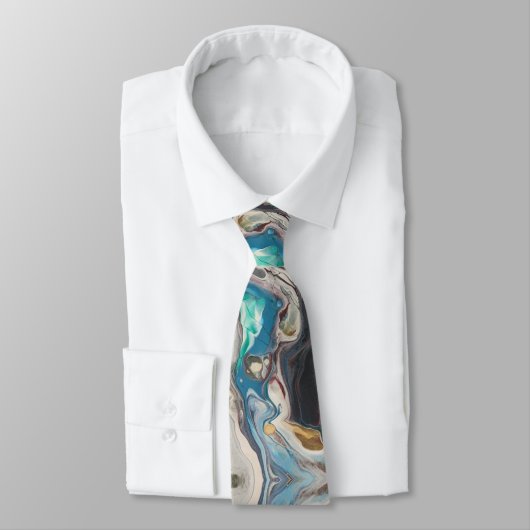 Cravate Sea Fog Neck Tie (Attaché)