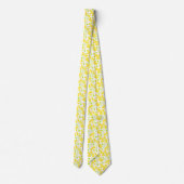 Cravate Seamless bright lemon slices candy lollipops (Dos)