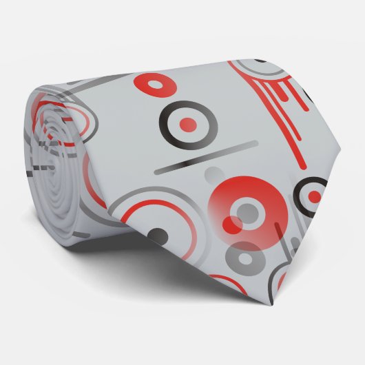 Cravate Seamless geometric abstract design + your ideas (Roulé)