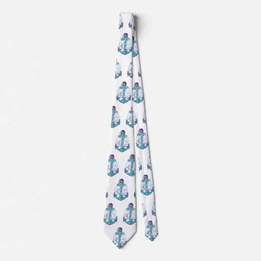 Cravate Seas The Day Pirate Ancre (Devant)