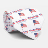 Cravate Sebring pour le drapeau américain patriotique du (Roulé)