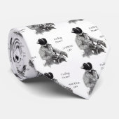 CRAVATE SELLEZ : COWBOY : ART DE CRAYON (Roulé)