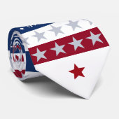 Cravate Semiquincentennial 1776 2026 White Celebration (Roulé)