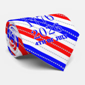 Cravate Semiquincentennial Stars & Stripes 1776-2026 (Roulé)