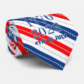 Cravate Semiquincentennial Stars & Stripes 250th 1776 2026 (Roulé)