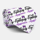 Cravate Sensibilisation à l'épilepsie (Roulé)